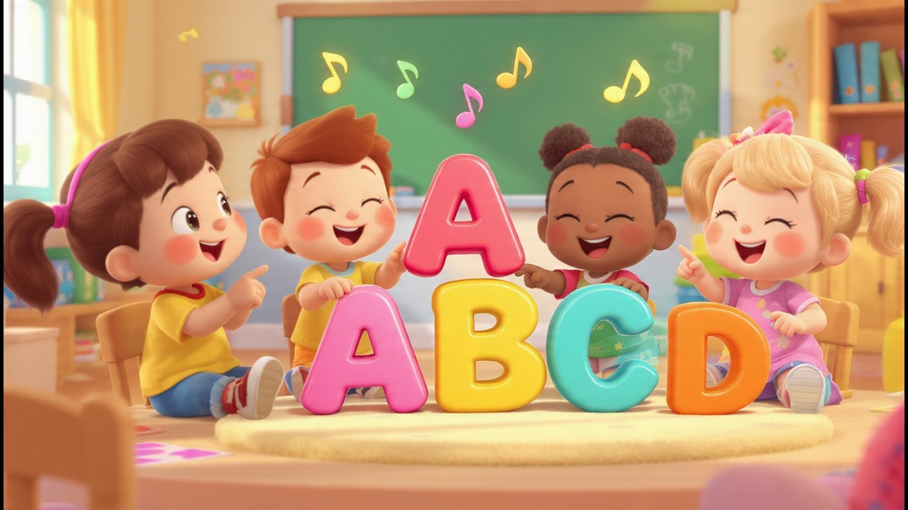 ABCD Alphabet Song | Learn A B C D with Fun Music | Kids Learning Video