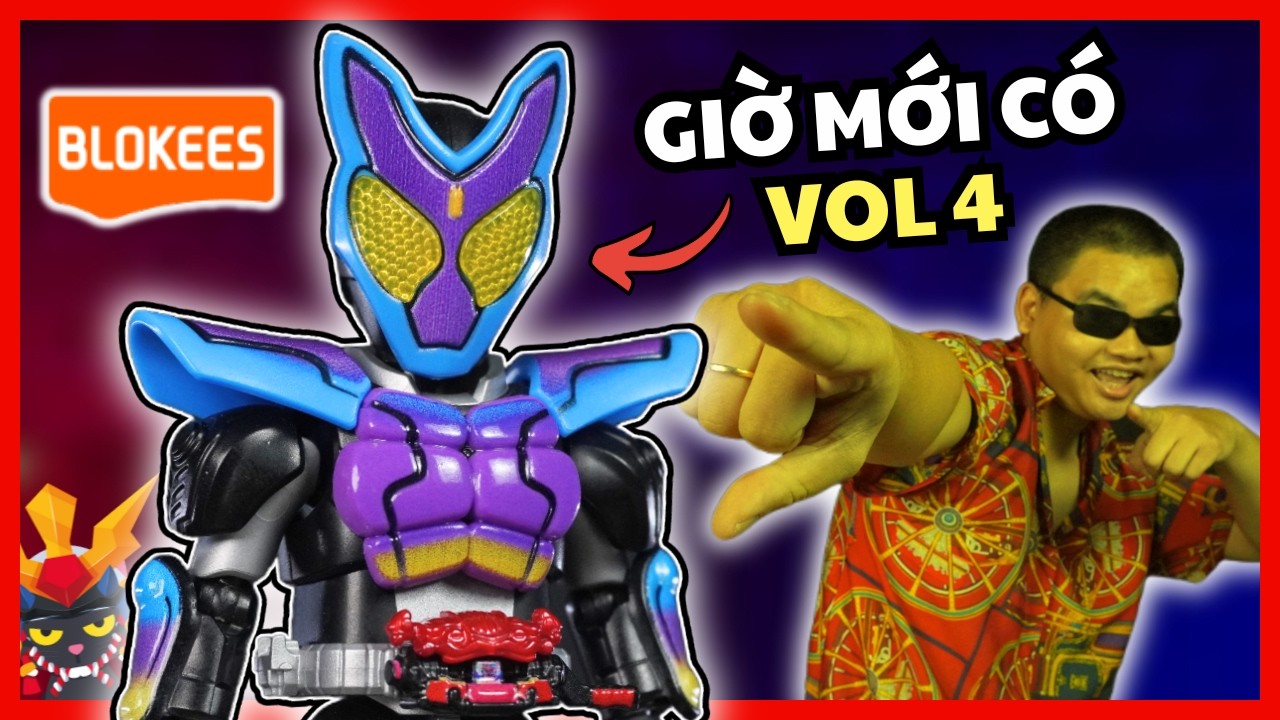Review nhanh : Blokees Kamen Rider Galaxy Version Vol 4