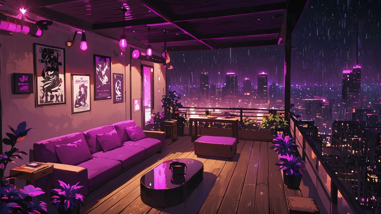 Rainy Day Lofi ☁️ Chill & Cozy Lofi Hip Hop Beats to Relax/Study 🌂 Calm Rain Vibes Playlist