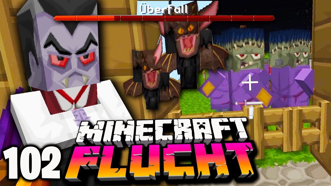 Schmiddis RACHE! Unser Dorf wird angegriffen! ☆ Minecraft FLUCHT #102