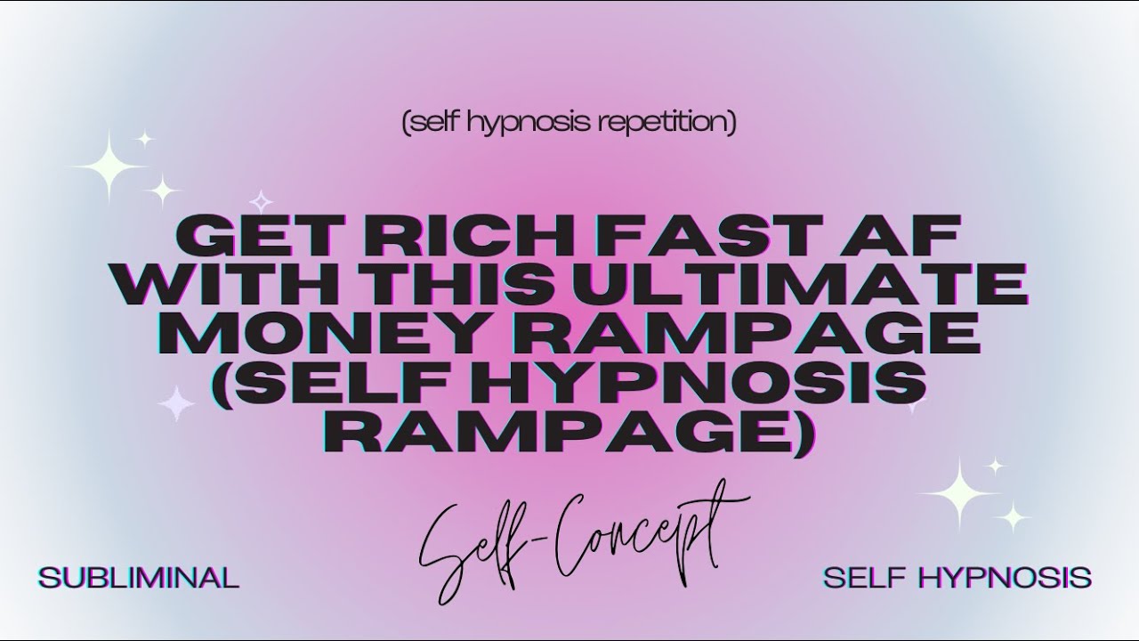 Get Rich FAST AF With This Ultimate Money Rampage | Self Hypnosis