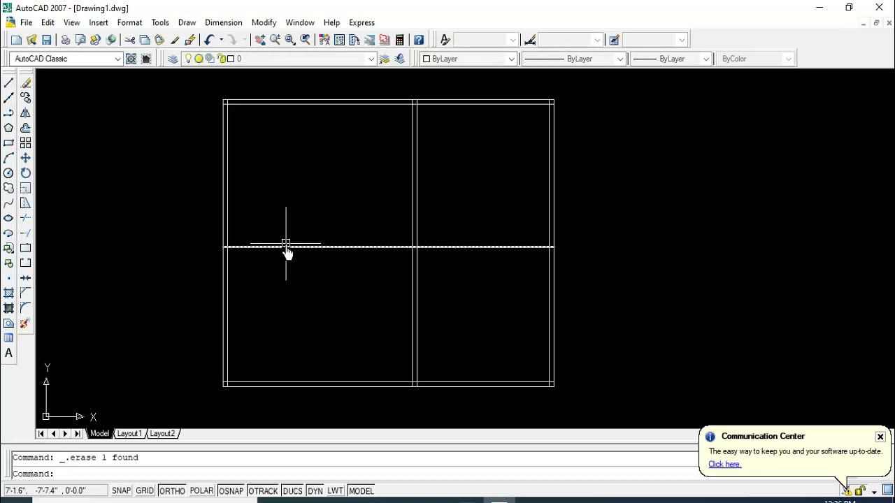 AutoCAD 2007 2D drawing ,  Bangla Tutorial , engineering drawing, architecture drawing,  floor plan