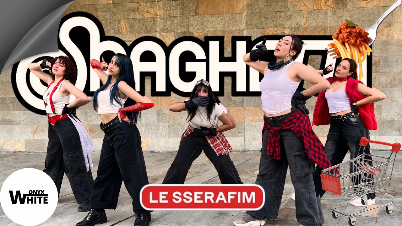 [KPOP IN PUBLIC | COLOMBIA] ‘SPAGHETTI’ LE SSERAFIM (르세라핌) | Dance Cover by WHITE ONYX 