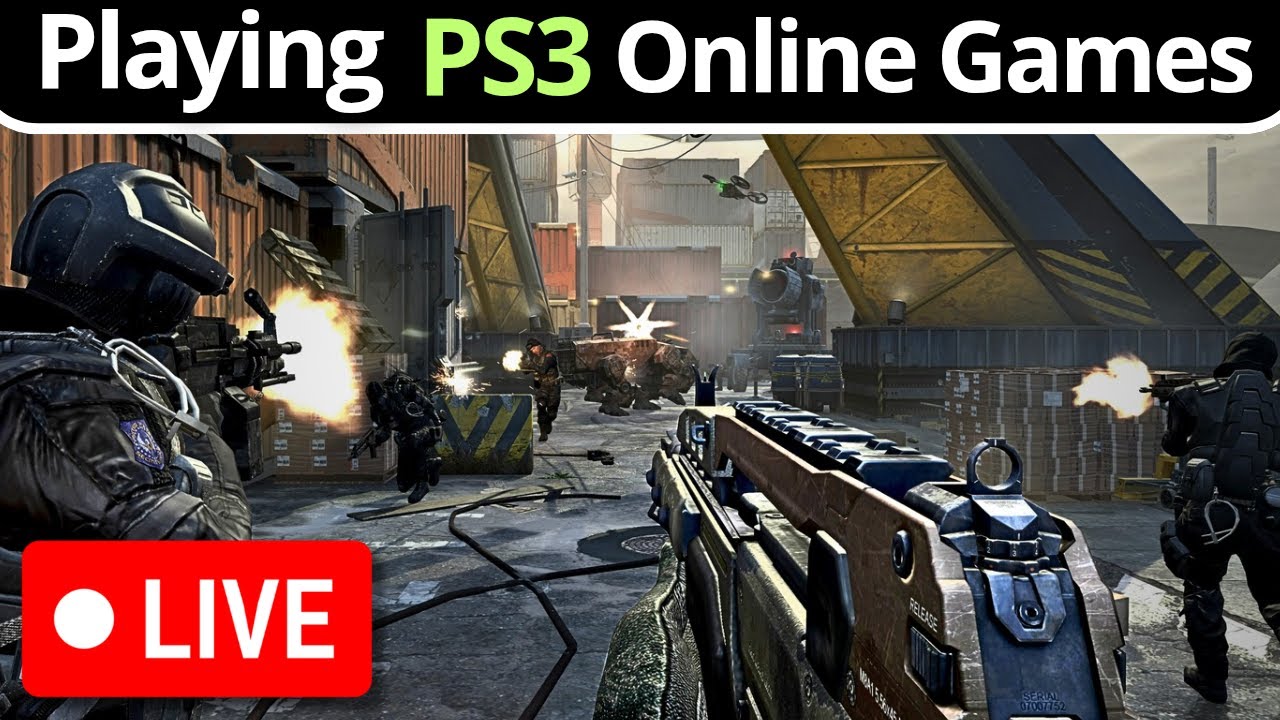 Playing PS3 Online Games With Viewers LIVE!!