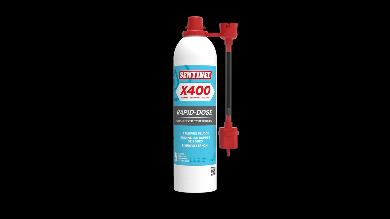 Reinigen met de SENTINEL X400 Rapid Dose