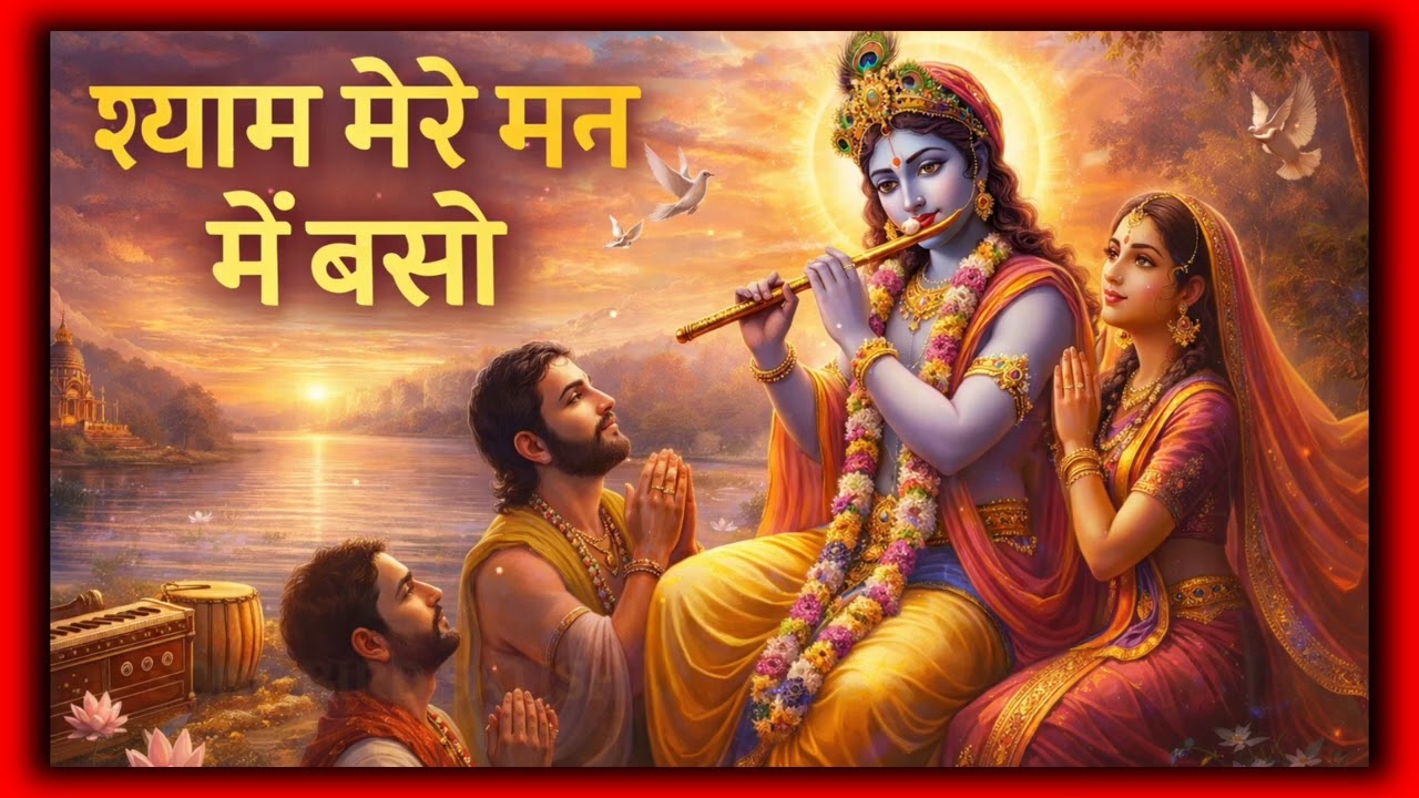 श्याम मेरे मन में बसो | Krishna Bhakti Song 2026 | Latest Krishna Bhajan | BY - @thekrishnasongs 