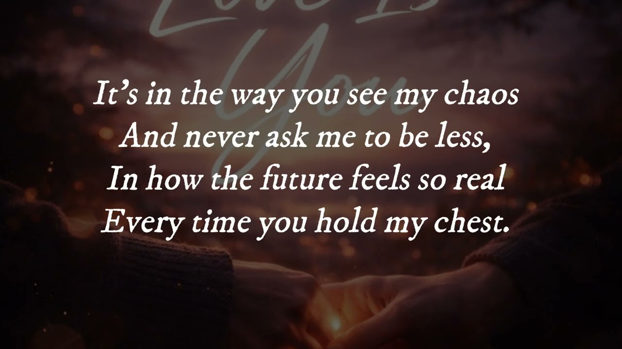 LOVE IS YOU – LESONN D. (Lyric Video)