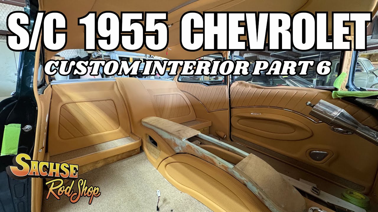 1955 Chevy build | Custom Upholstery Part 6