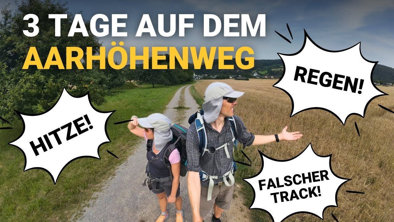 Mehrtageswanderung auf dem Aarhöhenweg von Limburg nach Taunusstein