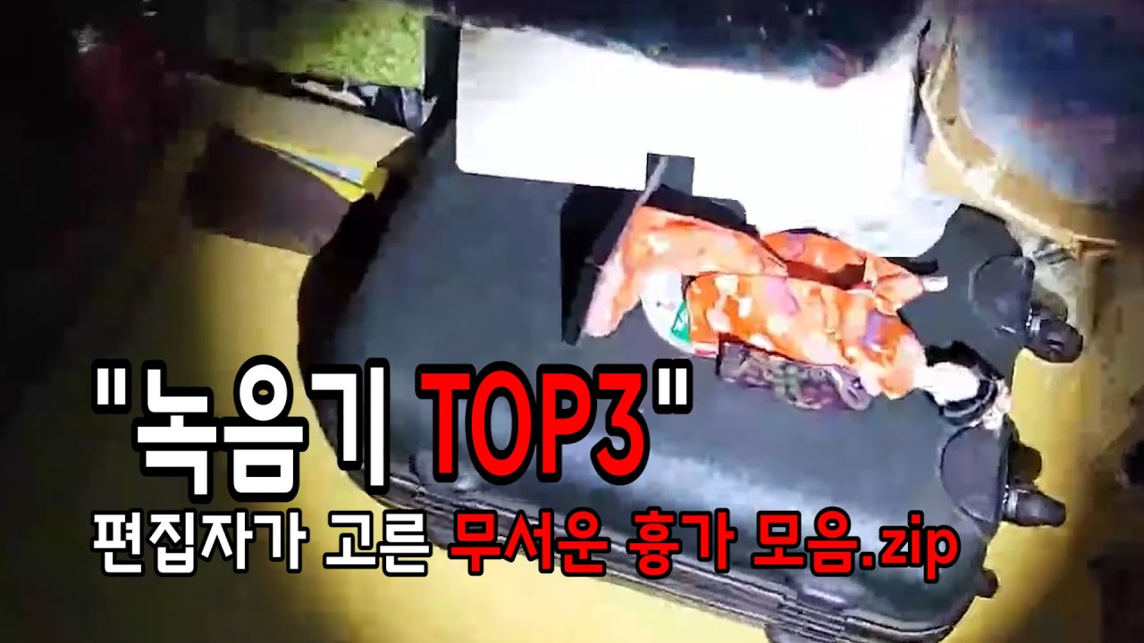 [스폐셜] 편집자가 뽑은 역대급 초자연적 심령 녹음소리 Top3 무서움 주의