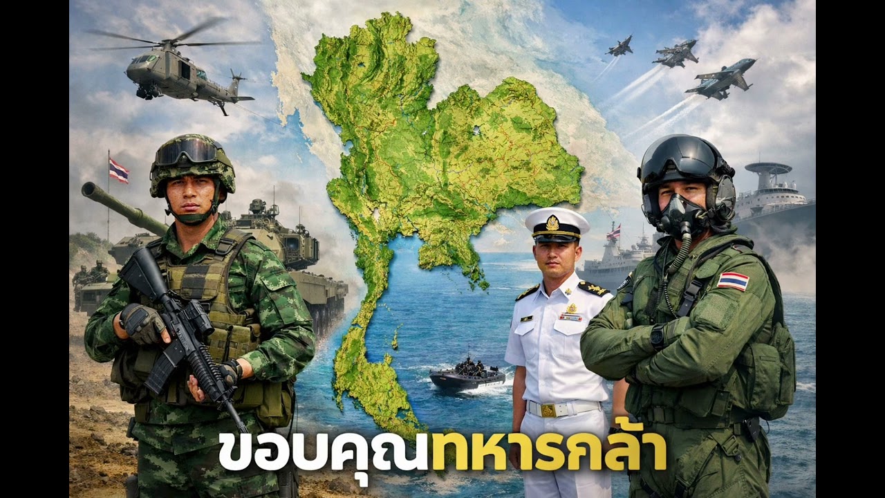 ขอบคุณทหารกล้า เนื้อร้อง by Max