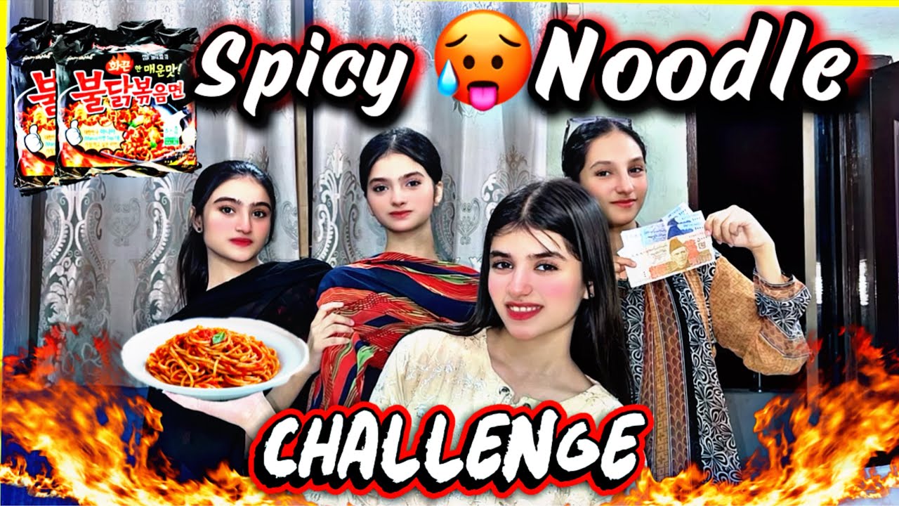 Extra Spicy Noodles Challenge 🌶️🥵 || Winning Price kisko Mila || ??😍