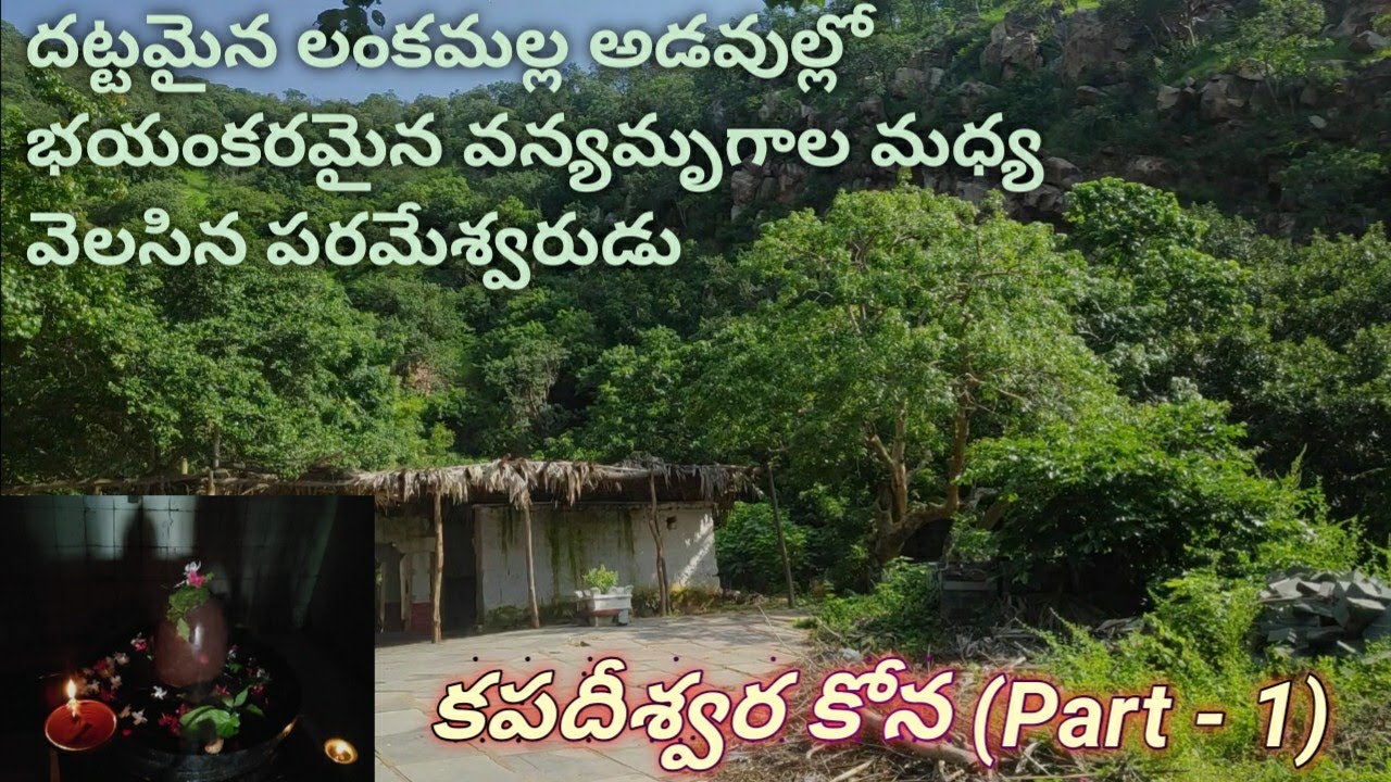 kapadeeswara kona in lankamalla forest (near siddavatam, kadapa district)