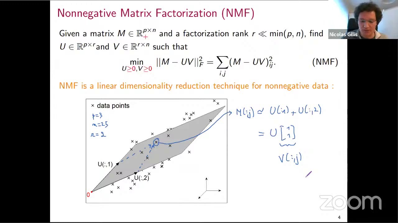 Talk by Nicolas Gillis (University of Mons)