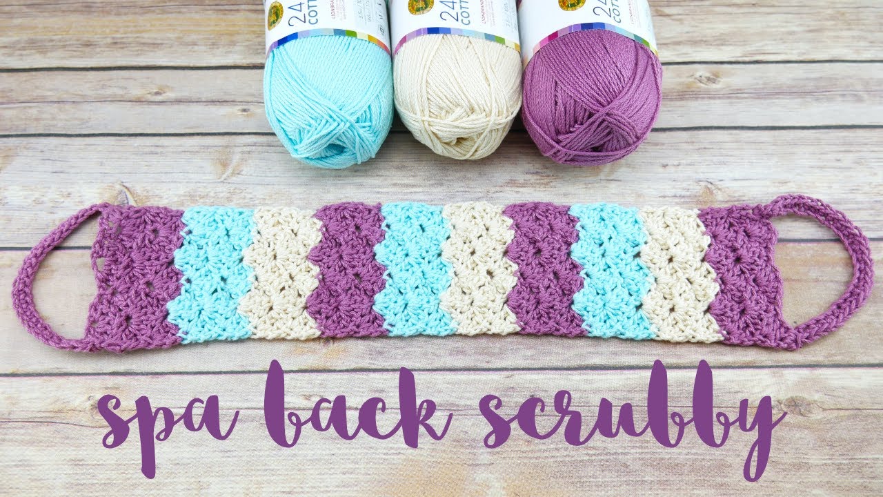 How To Crochet A Spa Back Scrubby (Summer Spa Getaway CAL)