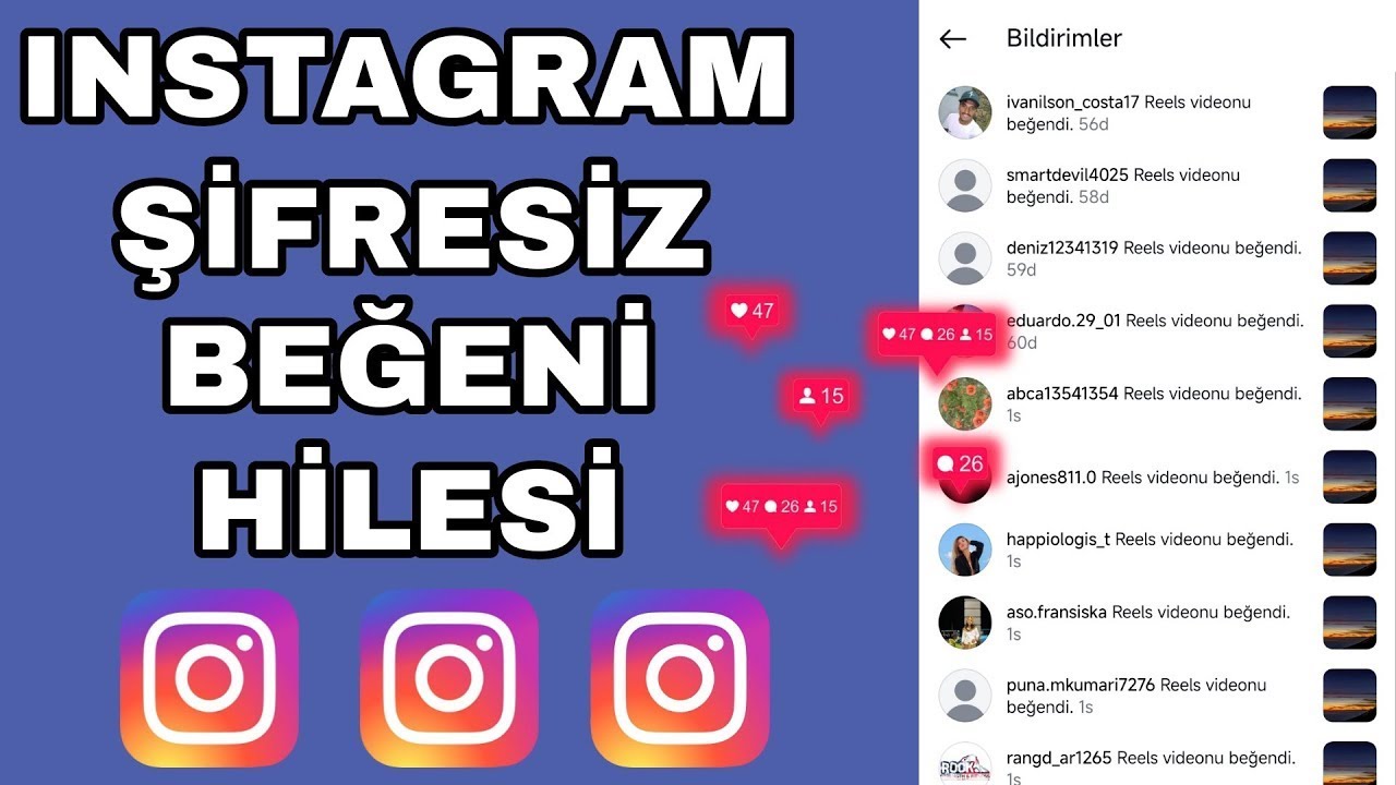 ŞİFRESİZ İNSTAGRAM BEĞENİ ARTIRMA HİLESİ - BEDAVA ŞİFRESİZ GER&Ccedil;EK İNSTAGRAM BEĞENİ HİLESİ 2025
