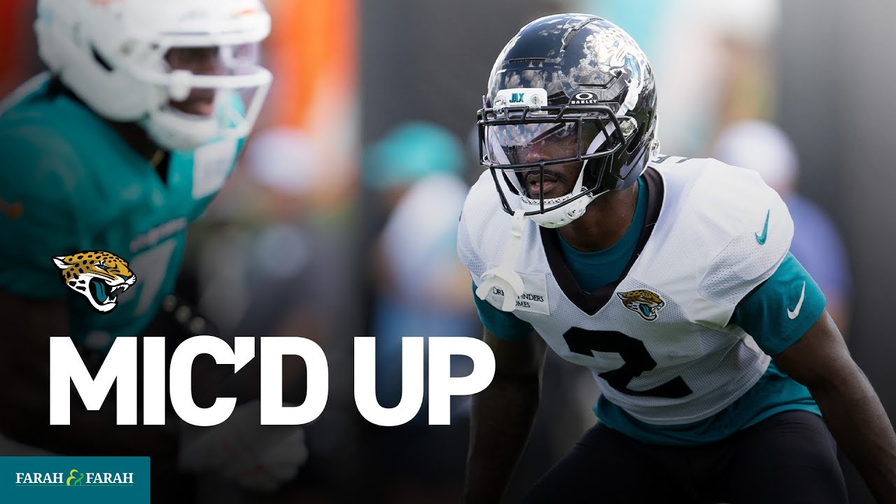 Jourdan Lewis MIC'D UP at Jaguars/Dolphins Joint Practice! | Jacksonville Jaguars