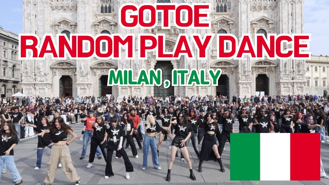 GOTOE's KPOP RANDOM PLAY DANCE in Milan,Italy (feat DKB,Candy Shop)