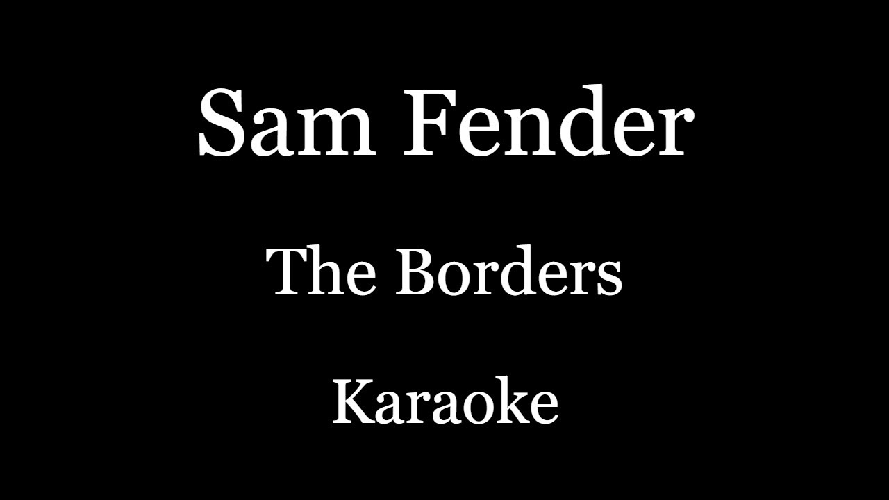 Sam Fender - The Borders Karaoke