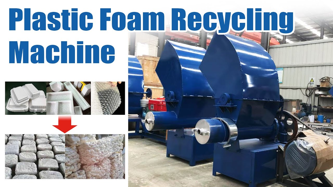 EPS Foam Crusher & Melter Machine | Efficient Foam Recycling Solution