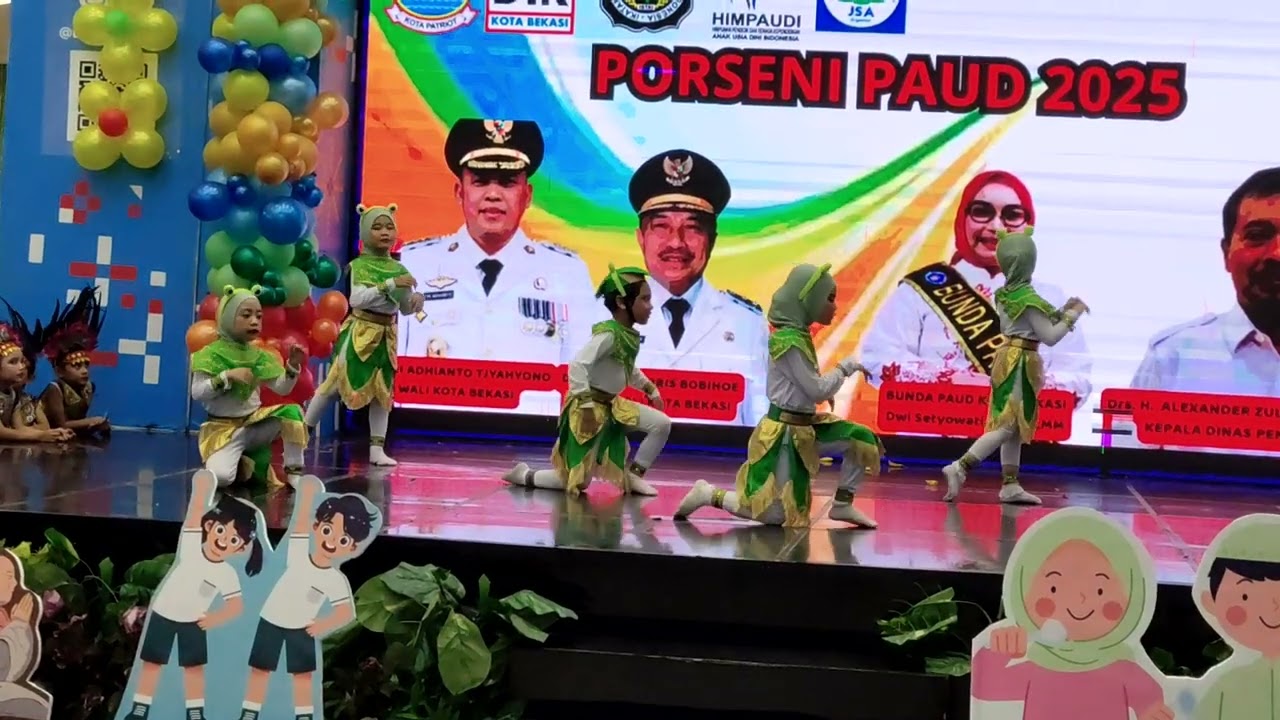 Tari Kodok... Anak-anak hebat sudah berani tampil