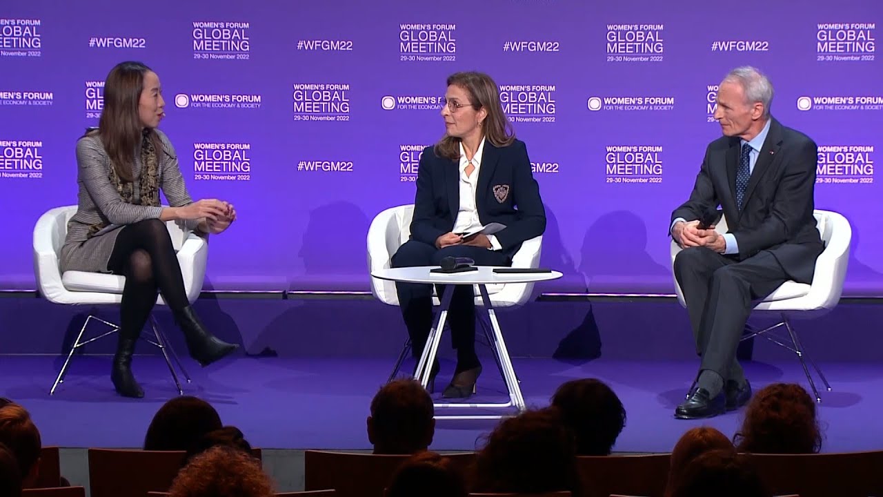 Tanya Saadé Zeenny at the Women's Forum 2022 - Skills and education in the race for humanity