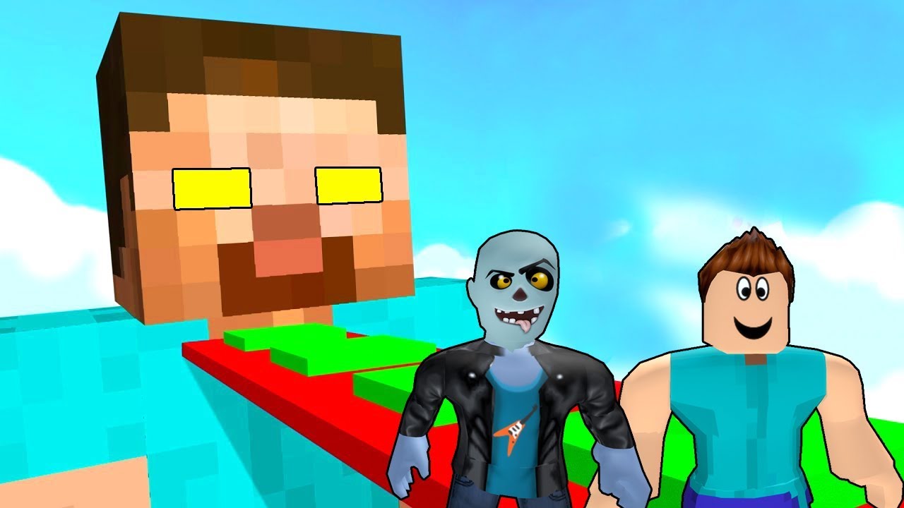 Zombik ve Steve Herobrine'den Kaçış 👻 - Roblox
