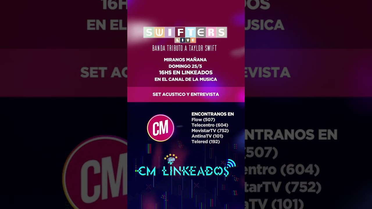 #swifters ma&ntilde;ana en vivo en El Canal de La M&uacute;sica! #taylorswift #tributotaylorswift