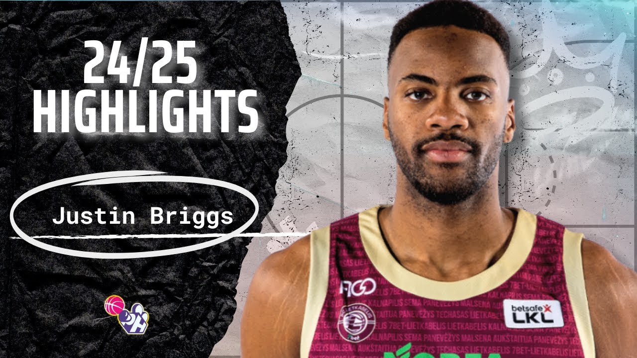 Justin Briggs Highlights 2024/25 || France/Latvia/Greece || Cholet/Liektabelis/Maroussi