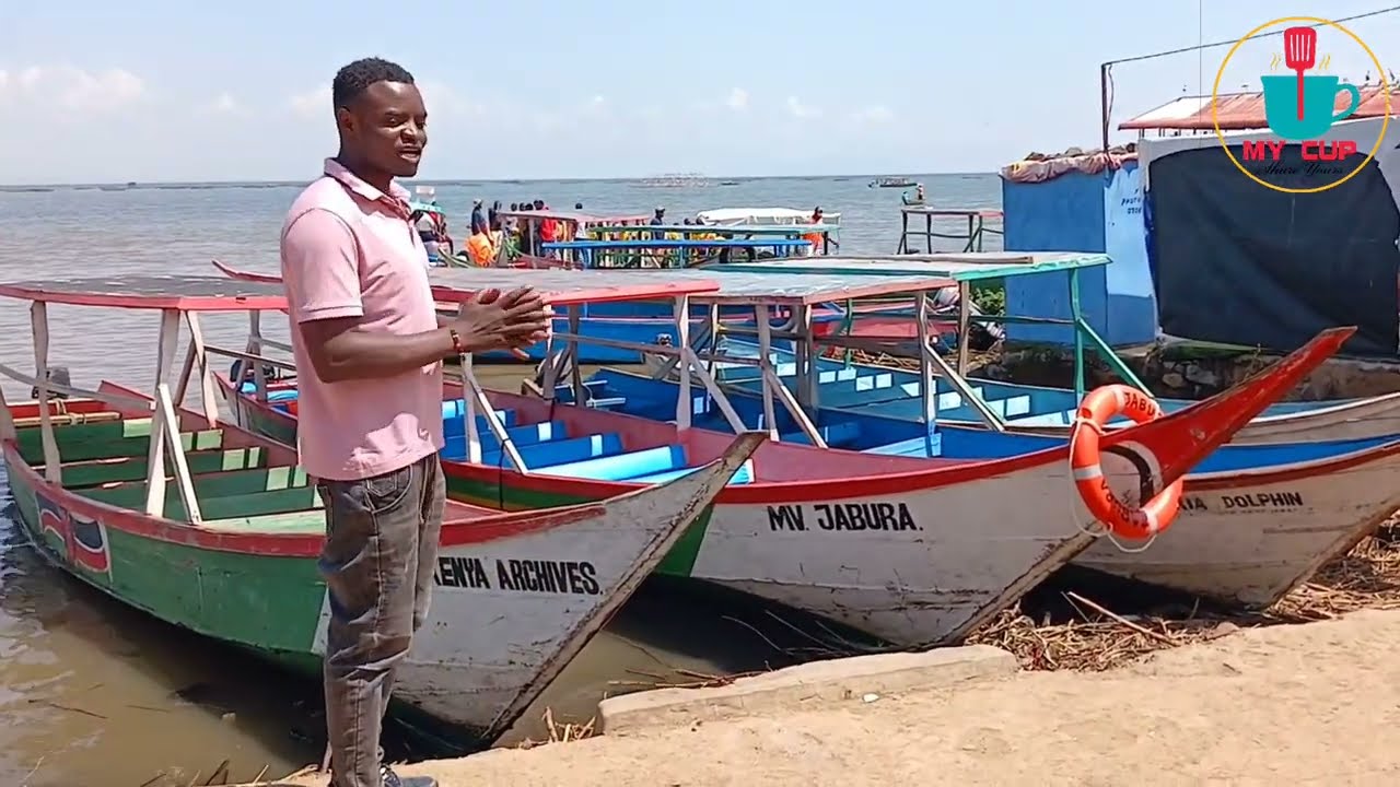 Dunga Beach in 2025. Dunga is the busiest beach in KENYA