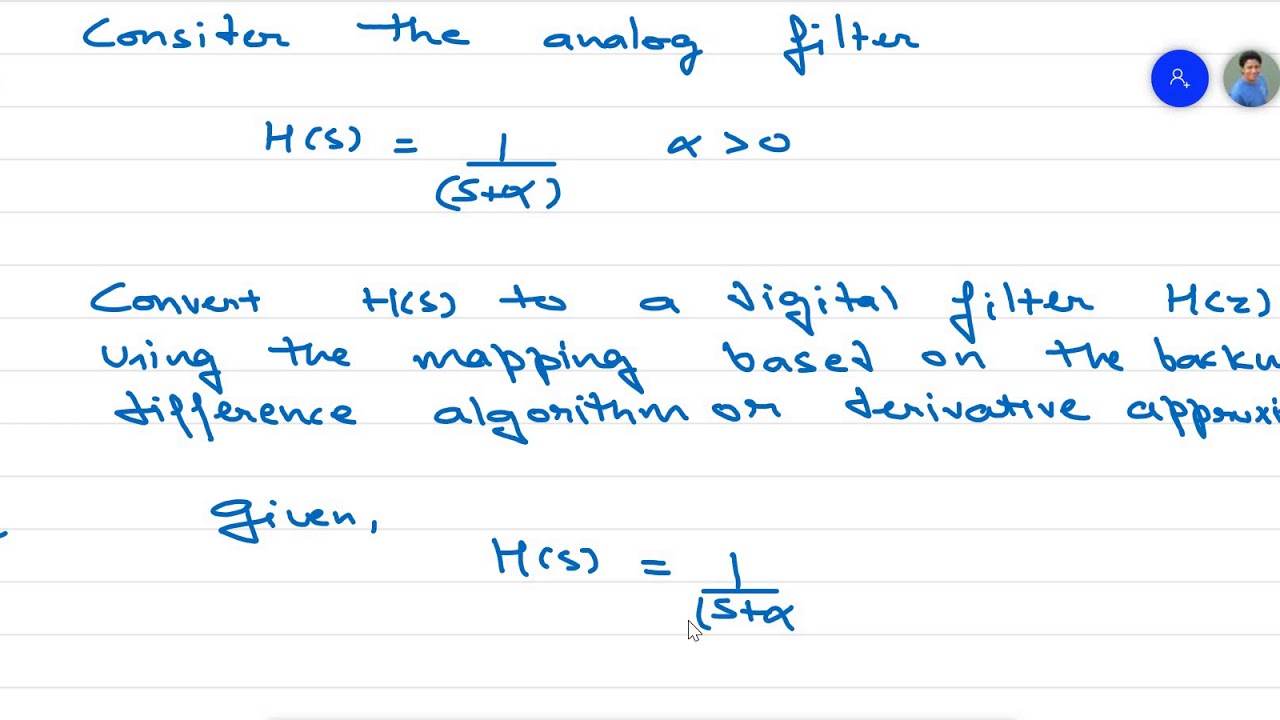 43. Filter Design-IIR Filter Example- Derivative Approximation
