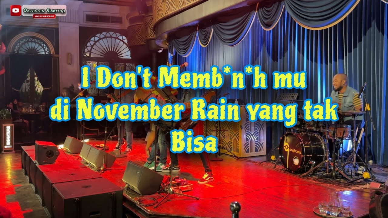 Pagiboeta band - I don't love you berakhir di Tak Bisa