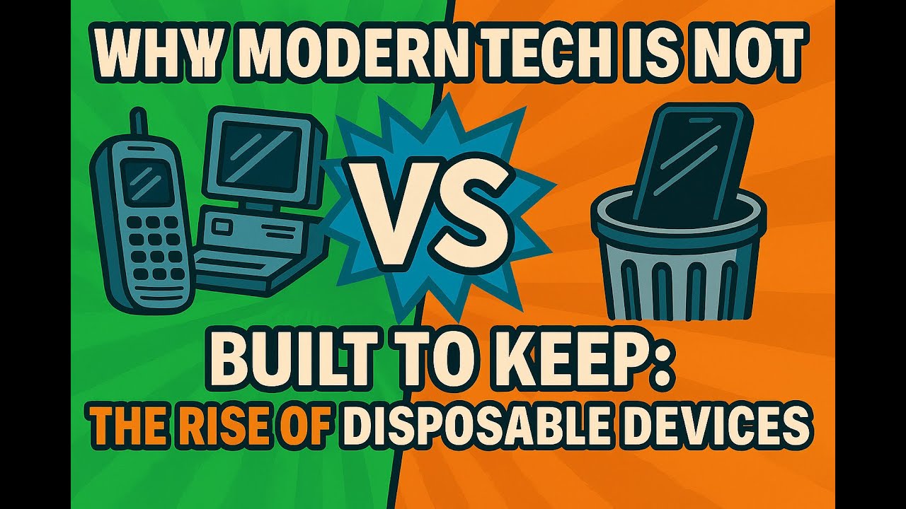 Why Modern Tech Is Not Built To Keep: The Rise of Disposable Devices