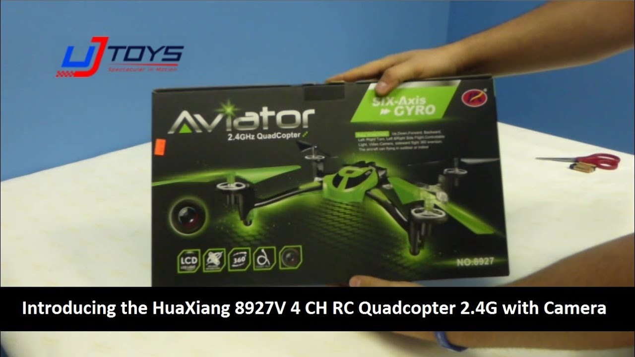 UJToys Introducing the HuaXiang 8927V 4 Channel RC Quadcopter 2.4G with Camera