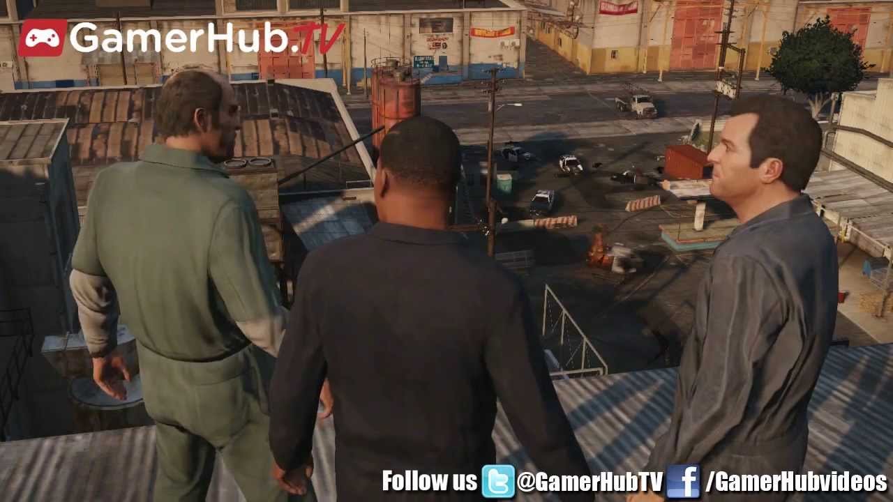 Grand Theft Auto V Gameplay Video First Look - Gamerhubtv