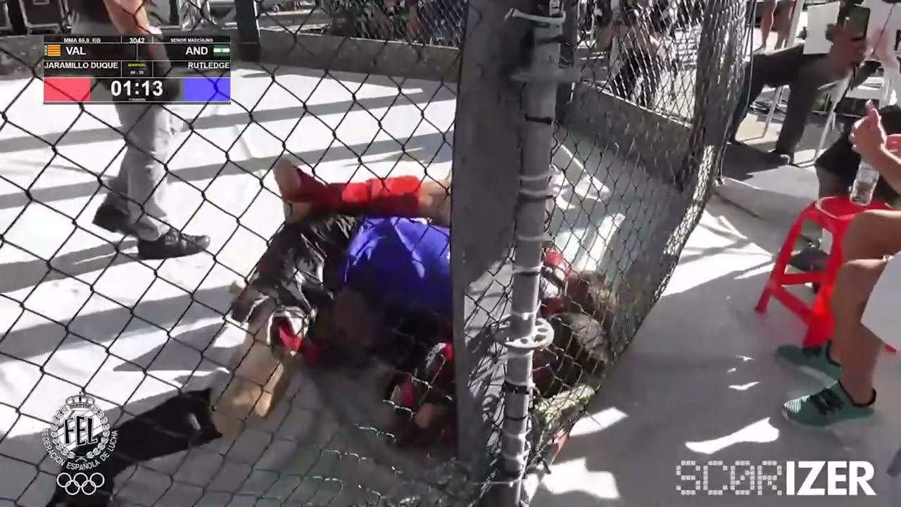1/2 Final MMA 65,8Kg: JARAMILLO DUQUE, SANTIAGO (VAL) RUTLEDGE, PADDY (AND)