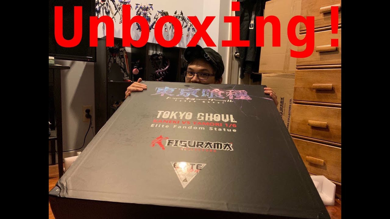 TOKYO GHOUL 1/6 KANEKI VS YAMORI STATUE BY FIGURAMA UNBOXING