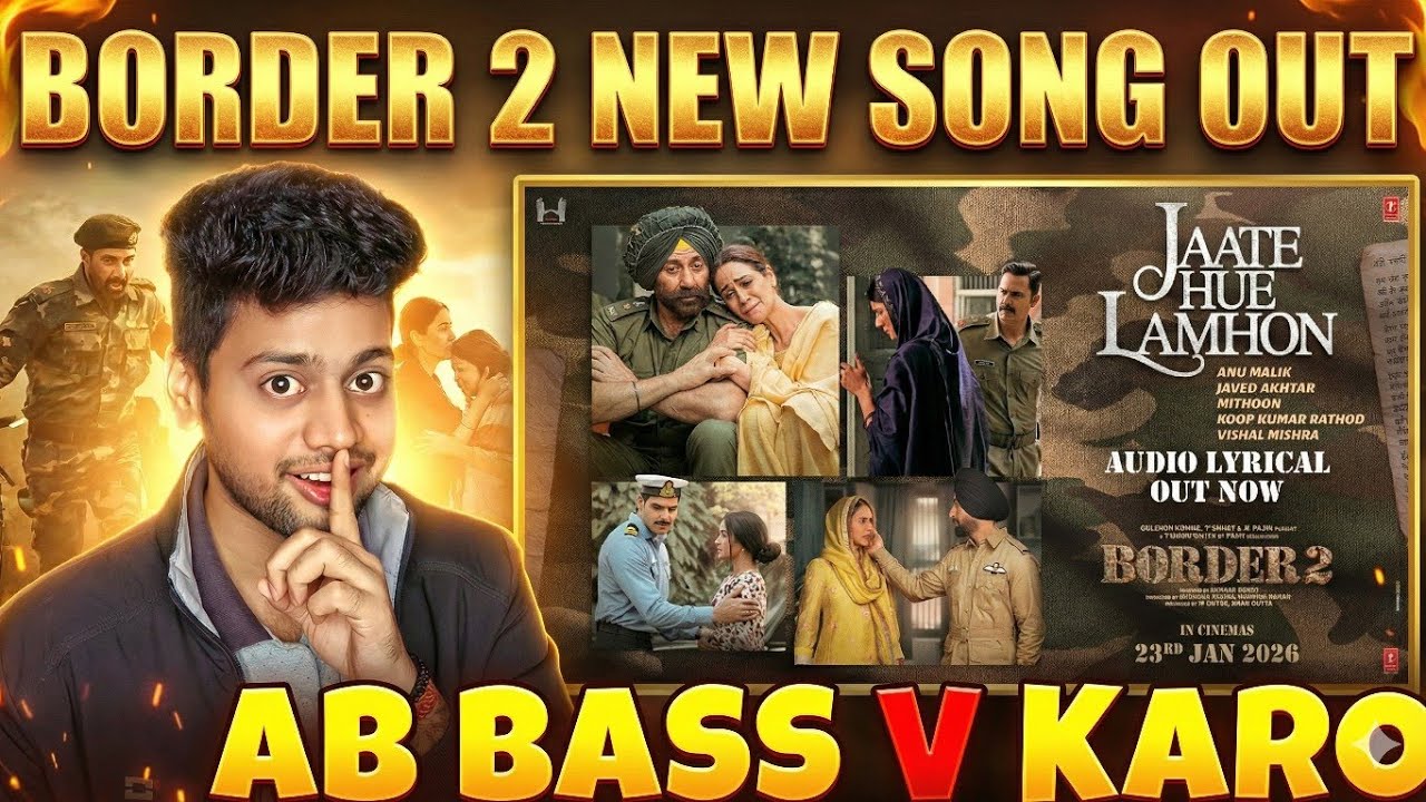 BORDER 2: Jaate Hue Lamhon -Audio Lyrical Song Reaction | Sunny Deol | Border 2 Movie Song Reaction