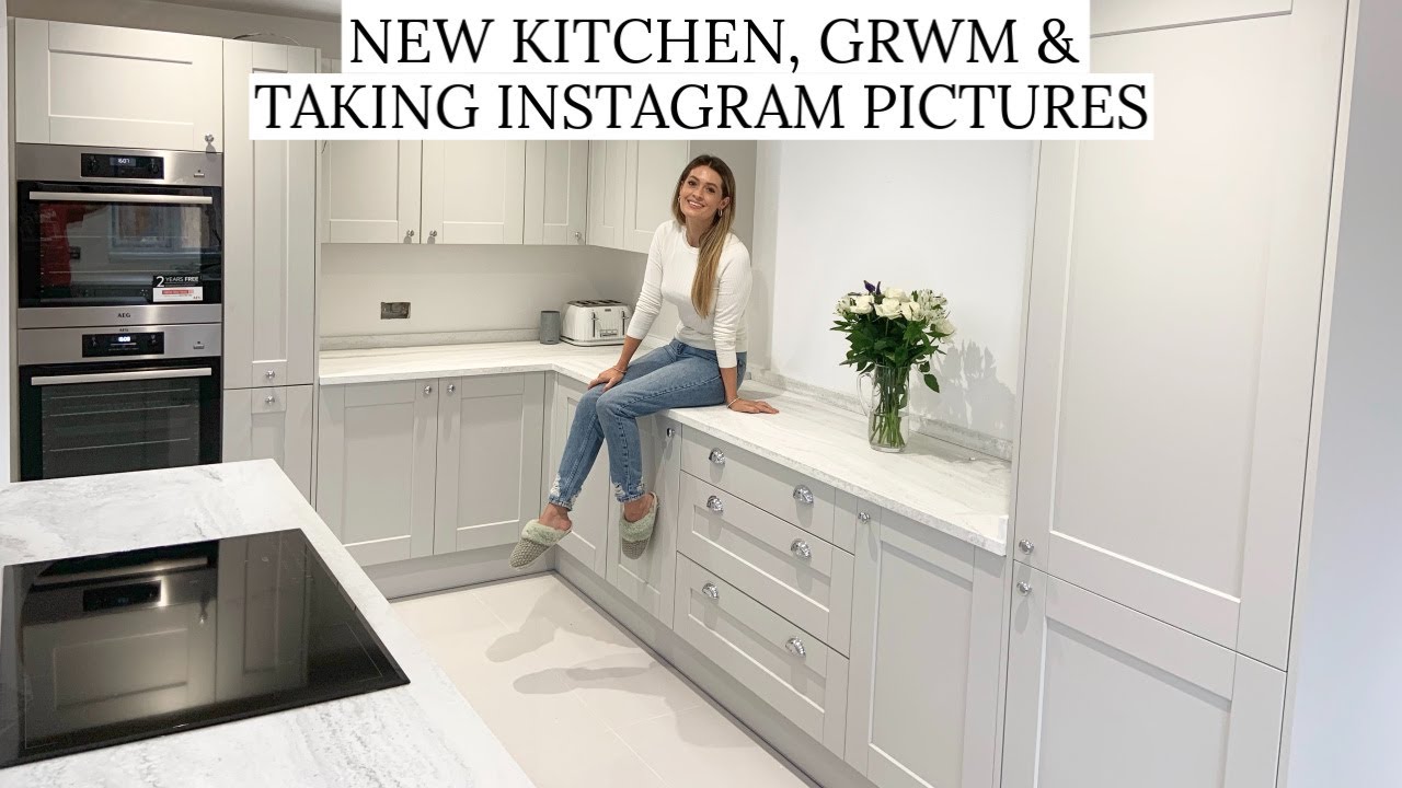 NEW KITCHEN UPDATE | GRWM & HOW I TAKE MY INSTAGRAM PHOTOS