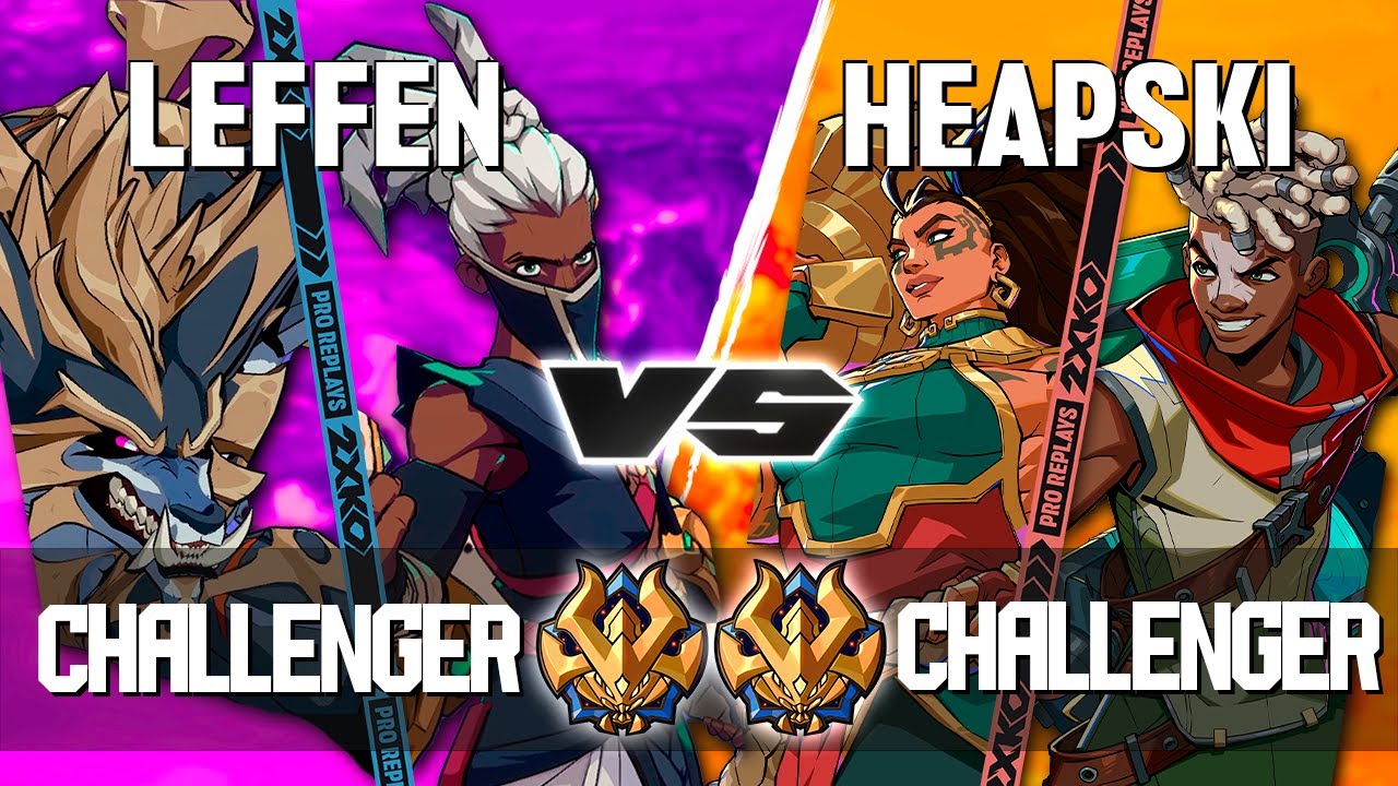 2XKO ▰ LEFFEN (Ekko-Warwick) vs HEAPSKI (Illaoi-Ekko) ▰ 2XKO Pro level replays