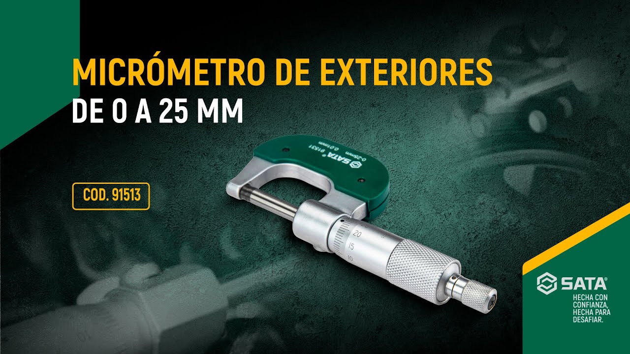🛠️ Mediciones precisas con el micrómetro de exteriores |