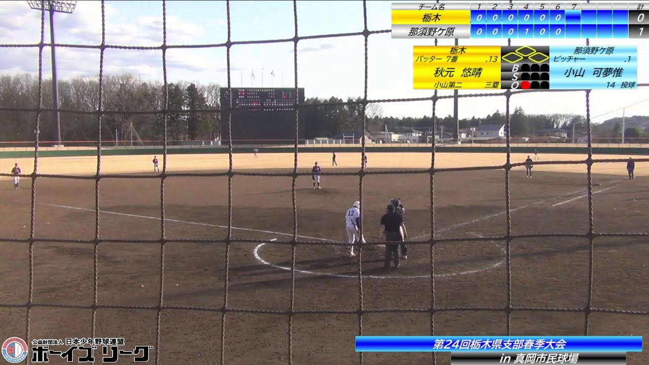 260315_第24回栃木県支部春季大会　1回戦　那須野ケ原B対栃木B