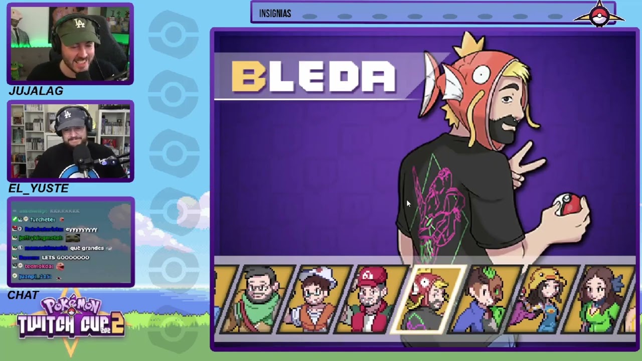 JUJALAG Y ELYUSTE REACCIONA A LOS PERSONAJES JUGABLES TWITCH CUP 2 POKEMON