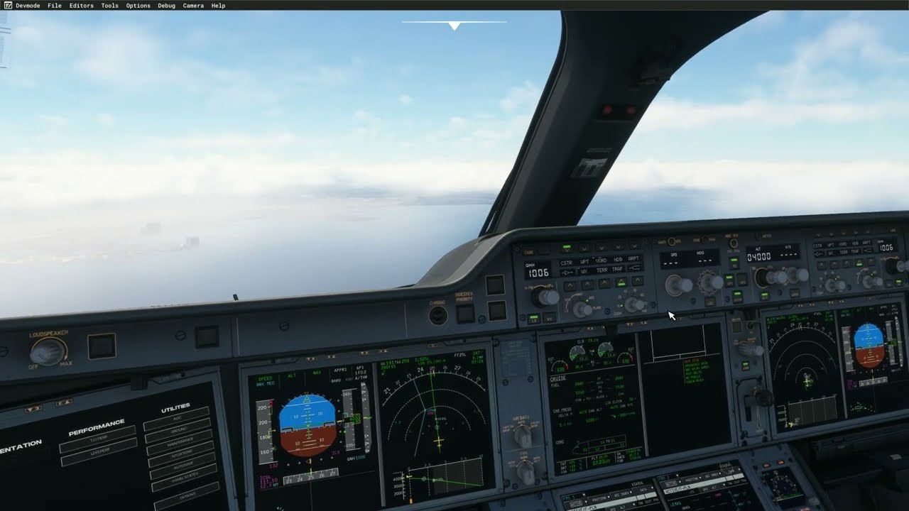 A350-900 landing in Jakarta