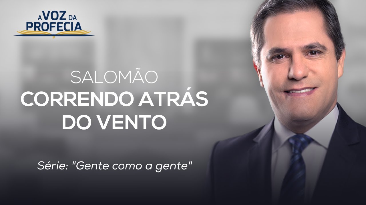 CORRENDO ATRÁS DO VENTO