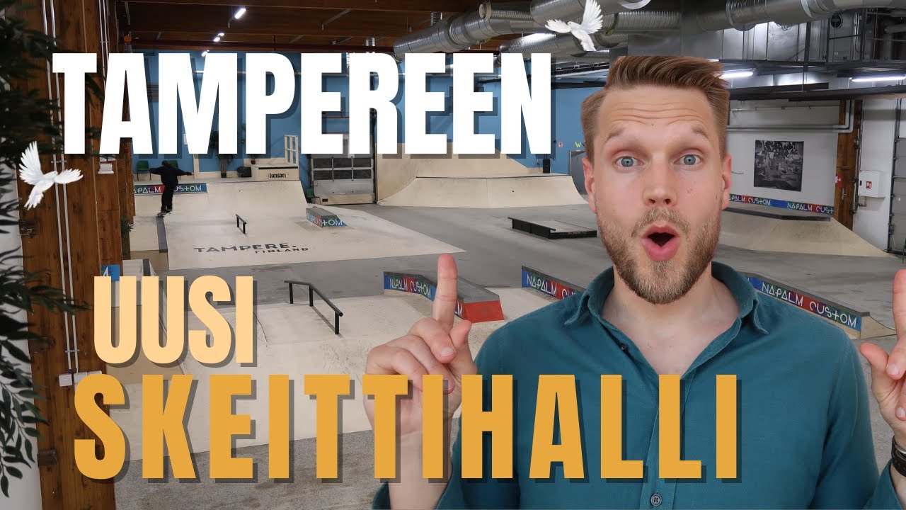 Tampereen UUSI skeittihalli: Muovitehdas skatepark