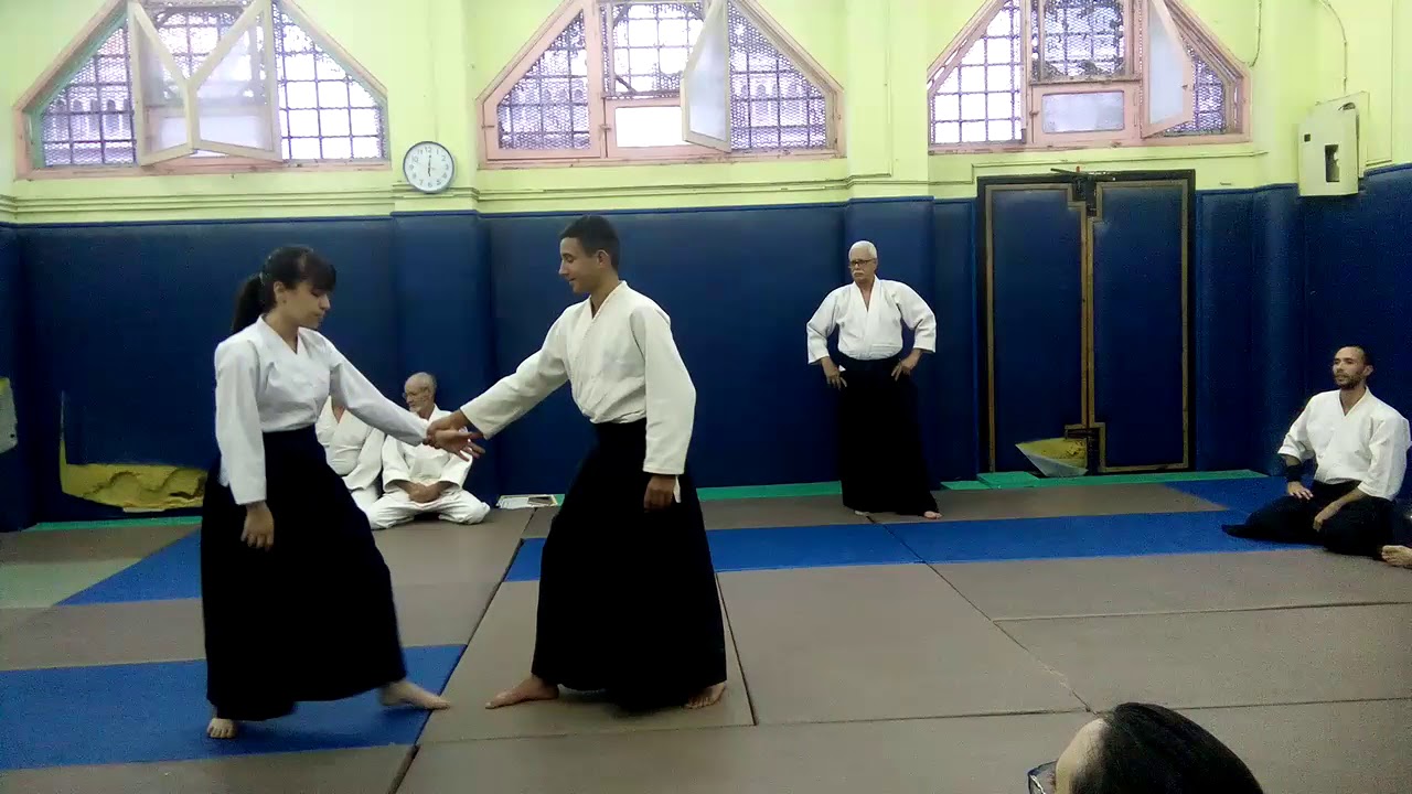 Mon passage de grade ceinture verte je la eu hmdlh Aikido