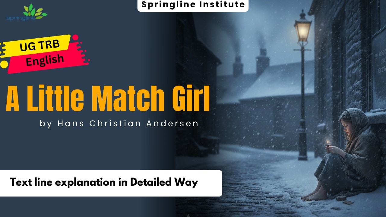 A Little Match Girl by Hans Christian Andersen | Detailed Explanation in Tamil