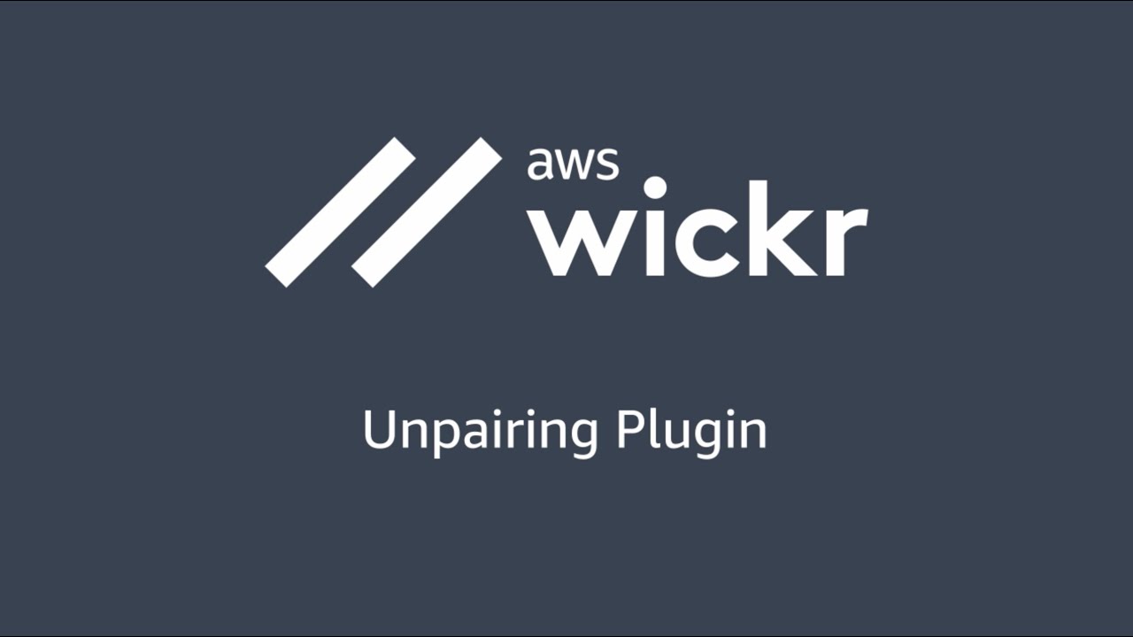 Wickr ATAK Plugin | Unpairing Your Plugin