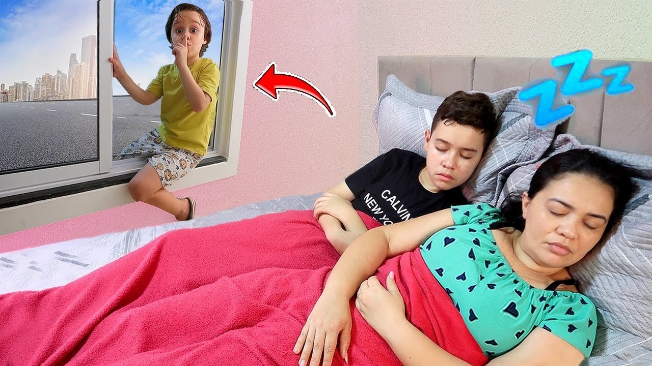 O MEU IRMÃO FUGIU DE CASA ENQUANTO ESTAVAMOS DORMINDO AS 3 DA TARDE !! TROLLAGEM - Izia e Nildo